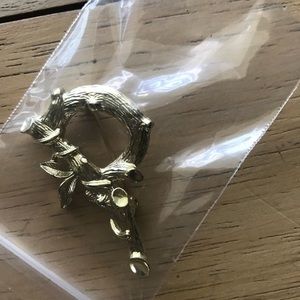 Sara Covington Bamboo Letter P Pin Brooch